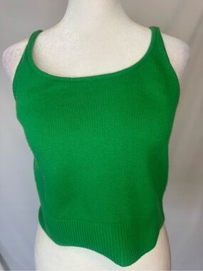 Old Navy Bright Green Ribbed Tank